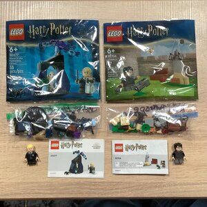 2 Harry Potter Lego lot  30677 Forbidden Forest 30706 Quidditch Lesson minifig